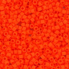 Miyuki delica Beads 11/0 - Opaque matte orange DB-752
